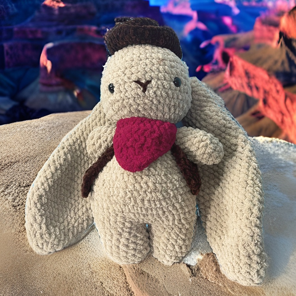 Casey the CowBunny Plush Toy - Cream and Brown